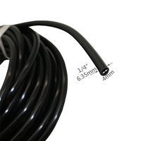 Tuyau d'irrigation en PE de 1/4 pouce, système de brumisation basse pression, tuyau pour système d'osmose inverse, tuyau de brumisation