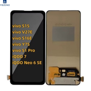 หน้าจอสัมผัส Yezone Wholesale สำหรับ <span class=keywords><strong>Vivo</strong></span> Iq007 Neo 6 Se Neo 5 Se <span class=keywords><strong>S15</strong></span> V27E S16E Iqoo Z1X Y7S S1 Pro อะไหล่เปลี่ยนจอ LCD - Product Image 1