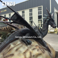 Statue de Dragon, décoration de famille, taille de vie, prévente