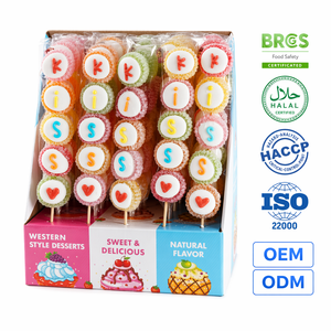Valentine Love <strong>Heart</strong> Halal Gummy Gummies Candy Skewers Wholesale Custom Producer Factory Bulk Private Label <strong>Sweets</strong> Soft - Product Image 1
