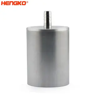 Hengko tùy chỉnh thép không gỉ 316L Micro không khí sparger sản xuất bia cacbonat Ozone bong bóng khuếch tán khí sục khí đá