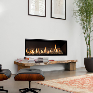 <span class=keywords><strong>Cheminée</strong></span> murale linéaire au propane MEISU.CH à <span class=keywords><strong>vitre</strong></span> simple pour salon résidentiel, certifiée CSA, au gaz naturel - Product Image 3