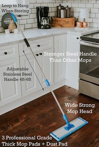 18 "chuyên nghiệp sợi nhỏ lau với khung nhôm và nhôm xử lý - Product Image 3