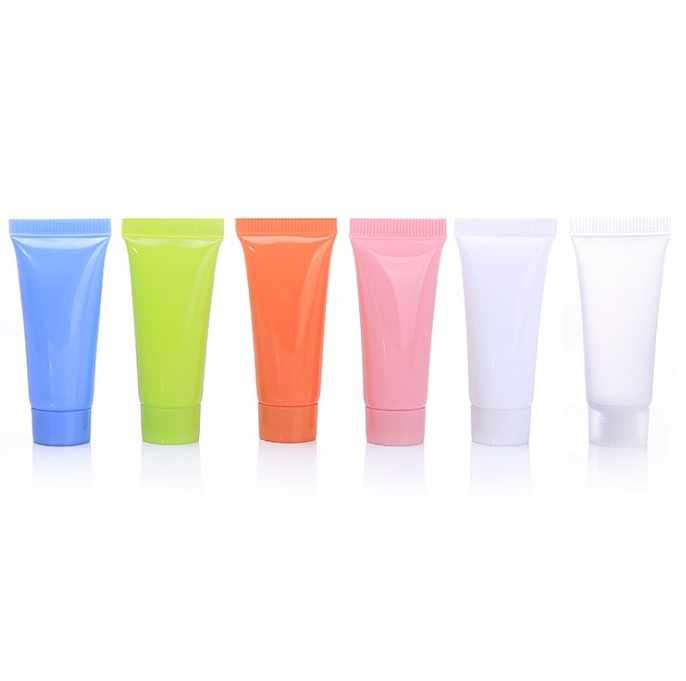 Cosmetic Hand Cream Tube PE Plastic Tube Face Cream Tube 5ml 10ml 15ml 20ml 30ml Cosmetic Package Screw Lid Eye Cream Cylinder