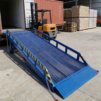 Ramp Pemuatan Bergerak 12T Ground to Dock, Tinggi 1.8m, untuk Kontainer Pengiriman