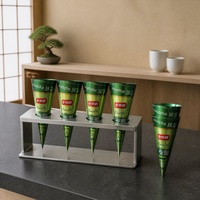 Manchon personnalisé imprimé pour cornet à gaufres, enveloppe en papier, support pour cornet de crème glacée, qualité alimentaire, simple paroi, résistant à la graisse