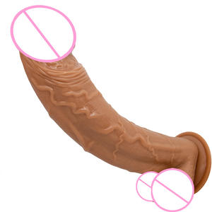 Dildo <span class=keywords><strong>Super</strong></span> Lembut Panjang 30cm Terlaris <span class=keywords><strong>Penis</strong></span> Artifisial Realistis untuk Wanita Mainan Seks PVC Elastis - Product Image 5