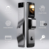 Serrure intelligente Glomarket Tuya avec reconnaissance faciale 3D, caméra, application Wifi, déverrouillage par empreinte digitale, serrures numériques intelligentes