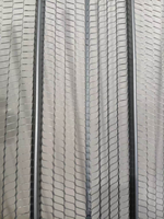 Grillage métallique galvanisé ASTM C847, grillage à nervures anti-corrosion, maille de stuc pour le renforcement du plâtre mural extérieur
