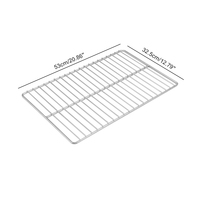 Grille de four de refroidissement en acier inoxydable Gn1/1 de remplacement Grille de cuisson Grille de grillage en acier Grille-pain Grille de four