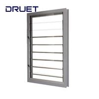 Fenêtre de volet roulant en aluminium résistant aux ouragans