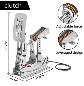 Sensor de pesaje profesional <span class=keywords><strong>Euro</strong></span> <span class=keywords><strong>Truck</strong></span> <span class=keywords><strong>Simulator</strong></span> 2 Juego SIM Jack pro SIM pedales de carreras <span class=keywords><strong>para</strong></span> simulación de carreras - Product Image 5