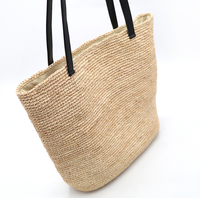 D Nouveau Simple Fashion Style Raphia Paille Crochet Seau Sac Dame Sac À Main Usine pour Dame