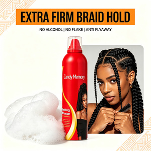 <span class=keywords><strong>Mousse</strong></span> Coiffante Marque Blanche pour <span class=keywords><strong>Cheveux</strong></span> <span class=keywords><strong>Bouclés</strong></span> 4C – Anti-Frisottis, Fixation Forte, Volumisante pour <span class=keywords><strong>Cheveux</strong></span> Noirs - Product Image 2