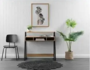 Meubles modernes pour bureau à <span class=keywords><strong>domicile</strong></span> Bureaux d'ordinateur en bois et métal avec étagère - Product Image 4