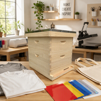 Heißer Verkauf: Langstroth National Bienenstock, zweilagig, 8/10 Rähmchen, Holz-Bienenstock mit 1 Jahr Garantie – Neu für Imkerei und landwirtschaftliche Nutzung