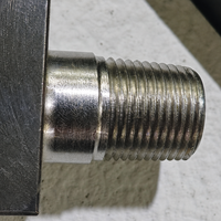 Adaptateur en T hydraulique forgé plaqué haute pression 70 MPa, filetage NPT 1/2 " à 3/8 ", coupleur de test de pression