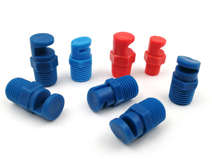 Boquilla de ventilador plano serie FY 1/8 "1/4" PP K, cortina de agua, boquilla de pulverización plana de gran angular deflector - Product Image 4