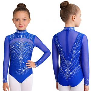 Maillot de Gimnasia y Baile de Salón para Niñas de 6 a 16 Años, Ideal para Espectáculos, Competencias de Patinaje Artístico y Disfraces de Solista - Product Image 2