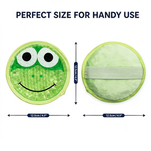 Bingyuan Paquete de 2 Compresas de Gel Frío/Calor Reutilizables para Niños, Control de Hinchazón, 10x10cm, Clase II, Aptas para Microondas, para Lesiones, Fiebre y Dolor - Product Image 4