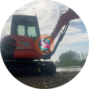 Utilizado para excavadora Kubota KX161, peso operativo de 6 toneladas, capacidad de cubo de 3m, Motor central, componentes PLC, horas de trabajo bajas, Original - Product Image 3