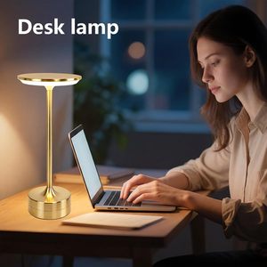 Nordic Modern Minimalist LED Table Lamp Night <b>Light</b> Ambient <b>Light</b> Metal Design for Bedroom Living Room Study - Product Image 3