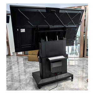 Stanza di formazione su misura elettrico telescopico inclinazione <span class=keywords><strong>Mobile</strong></span> <span class=keywords><strong>Tv</strong></span> carrello di sollevamento carrello con ruote a discesa <span class=keywords><strong>Mobile</strong></span> <span class=keywords><strong>TV</strong></span> piano di montaggio - Product Image 3