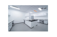 Banc de laboratoire hospitalier en métal sur mesure, résistant aux acides et aux alcalis, fonction de ventilation, disposition personnalisée, directement de l'usine, conforme aux normes internationales