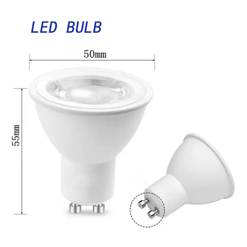 Good Quality Gu10 Spot Light 5w Gu10 Led Bulbs 7w Spot Led Smd Cob Dimmable Gu10 Spot Light