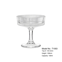 Tasses en verre OEM ODM pour crème glacée, café, jus, vin – Cadeau d'affaires, ustensiles de restauration hôtelière, usage domestique et pour les cafés
