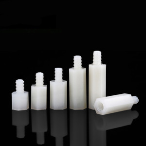 六角スタンドオフスペーサー M3 M4 M8 ネジ付き ナイロン PCB 回路基板 マザーボード取り付け金具 ラズベリーパイサポートピラー - Product Image 2