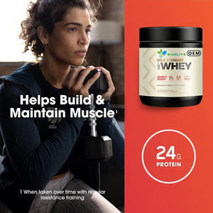 Poudre d'isolat de protéines de lactosérum végétalienne naturelle en gros, supplément nutritionnel sportif, fabricant chinois pour adultes - Product Image 2