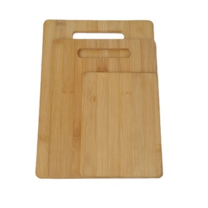 Amazon Hot Sale 3 piece bamboo cutting board Bamboo Chopping Board Set for kitchen