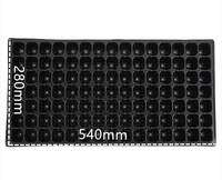 Plateau de semis à 105 cellules, plateau de germination, plateau de semis en plastique PET, vente en gros à bas prix, échantillon gratuit, fabriqué en Chine