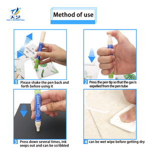 Stylo Nettoyant et Blanchisseur Permanent pour Joints de Carrelage Fuge avec 12 Couleurs pour <span class=keywords><strong>les</strong></span> Lignes de Joints - Product Image 5