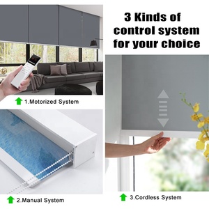 Tende a Rullo Motorizzate Elettriche Smart Alexa Senza Fili ZSTARR OEM ODM Personalizzate per Finestre, Uffici e Hotel - Product Image 2