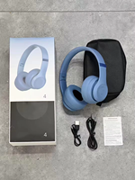 Casque sans fil de haute qualité pour Studio Pro Solos 4 avec housse en cuir, écouteurs BT à réduction de bruit