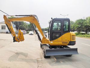 รถขุดไฮดรอลิก XE60DA ขนาด 6 ตัน, เครื่องยนต์ 37.4 กิโลวัตต์, ดีไซน์รัศมีการหมุนที่กะทัดรัด, ประสิทธิภาพสูง - Product Image 5