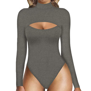 Nuova Tuta Intera da Donna 2025 con Cut-out Frontale e <span class=keywords><strong>Maniche</strong></span> <span class=keywords><strong>Lunghe</strong></span>, Morbida e Confortevole, per Uso Quotidiano - Product Image 5