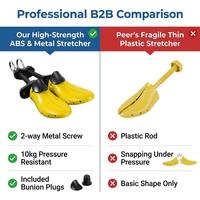 2-Wege-Schuhspanner, professioneller, verstellbarer Schuhformer zur Erweiterung von Breite und Länge für Herren, Damen, Sneaker, Stiefel, Ballenentlastungsgerät