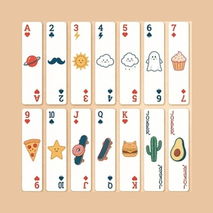 Cartas de Póker Mahjong Personalizadas, Resistentes al Agua, ROMME SKAT DOPPELKOPF, Cartas de Juego de Plástico para Fiestas Familiares, Barbacoas, <span class=keywords><strong>Trucos</strong></span> de Magia, <span class=keywords><strong>Casino</strong></span> - Product Image 1