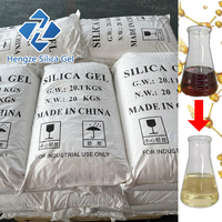 Pasir Silika Gel Katalis Kimia Penghilang Warna Industri Pemutih Minyak Diesel Hitam