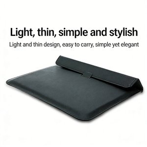 For MacBook Air Portable 13.3 Inch Laptop Case Business PU Leather <strong>Envelope</strong> Protective Case for MacBook Pro 15.4 Inch - Product Image 5