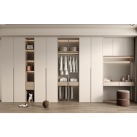 Modern Yatak Odası Genişletilebilir Katlanabilir Büyük Kapasiteli Kitaplık Gardırop Çalışma Masası Entegre Oturma Odası Otel WPC Malzeme Fabrikası