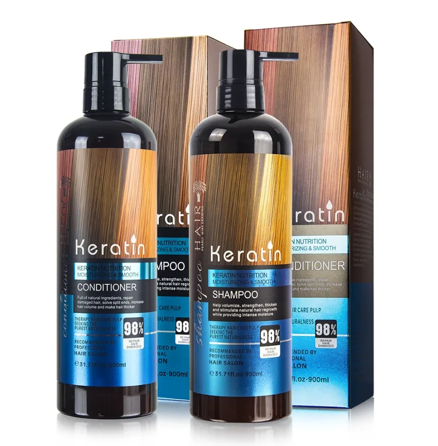 Wholesale Price Private Label Moisture Hotel Natural Hair Growth Keratin Organic Argan Oil Luxury Hair Shampoo And Conditioner