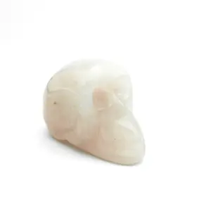 Hz Bán Buôn Tự Nhiên Agate Ma Thuật Reiki Khắc Pha Lê Rose Quartz Hộp Sọ Người Ngoài Hành Tinh Trang Trí Nội Thất Pha Lê Đồ Trang Sức