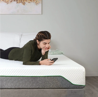 Matelas grand format, matelas en mousse de 10 pouces, matelas double face avec tissu respirant