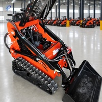 Mini-chargeuse compacte Kubota Diesel sur chenilles, modèle Stand-on, certifiée CE EPA EURO5