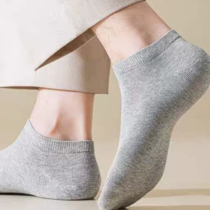 جوارب بدون درزات بمقاسات كبيرة جوارب كاحل ناعمة قطنية أساسية - Product Image 5