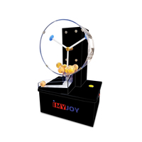 Machine à tirage au sort automatique et polyvalente Criterion Mini pour jeux de loterie en ligne, avec 50 balles de ping-pong, pour des tirages au sort et des loteries gagnantes